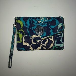 Vera Bradley Wristlet- Katalina Blues